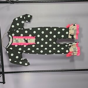 Ricrac & Ruffles size 18m new without tags. Black and hot pink with horses